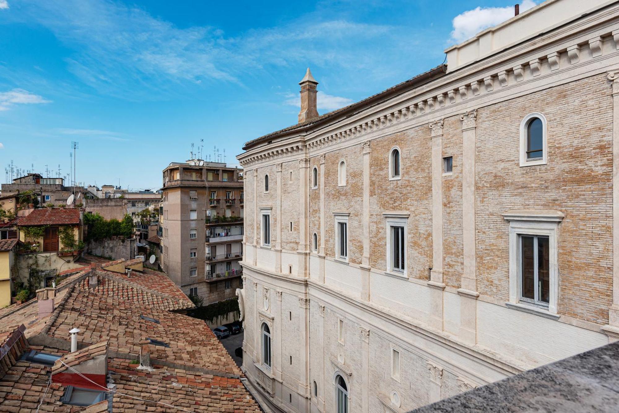 Apartment With Terrace In Via Del Pellegrino - FromhometoRoma Exterior foto