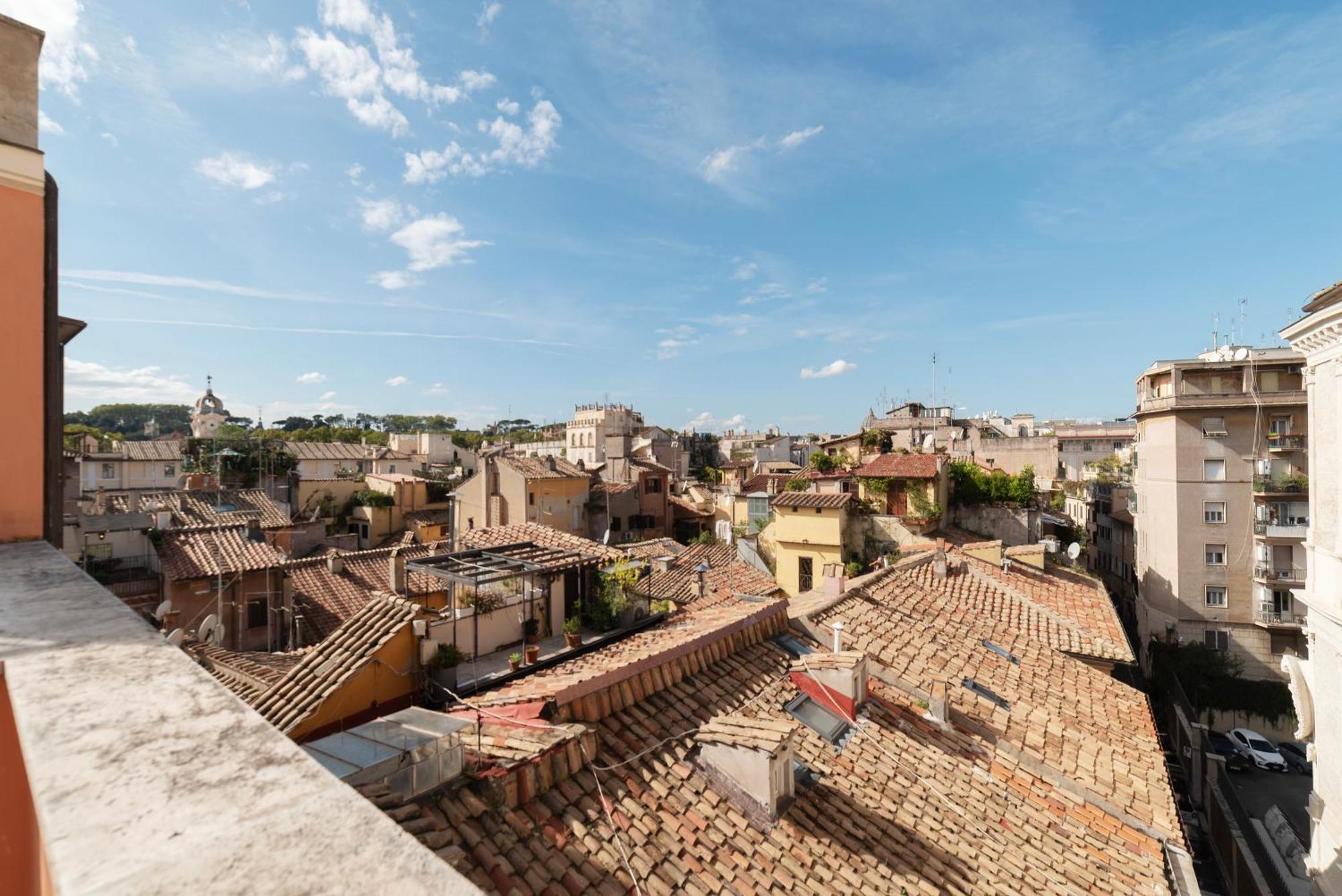 Apartment With Terrace In Via Del Pellegrino - FromhometoRoma Exterior foto